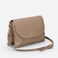 ELLA Leather Crossbody Bag - Taupe