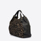 Leather Top Handle Bag 4012 - Black