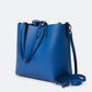 ELLA Leather Tote Bag - Bluette