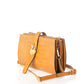 Leather Crossbody Bag 3674 - Camel