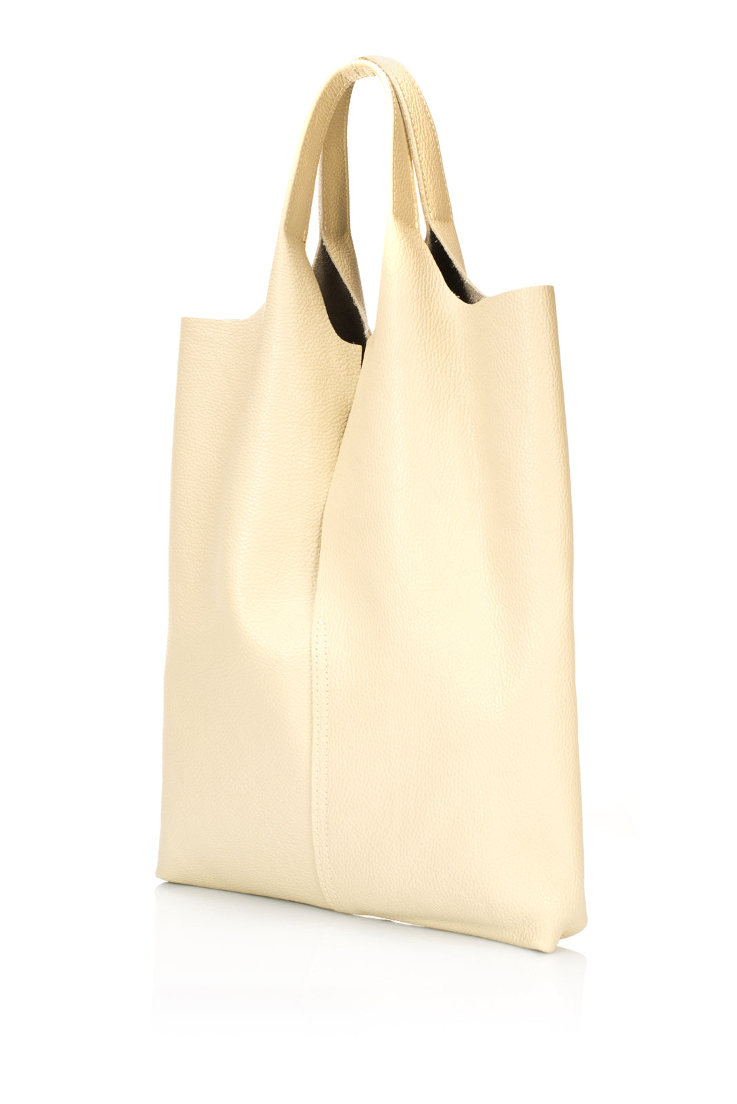 Leather Shoulder Bag 6000 - Taupe
