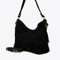 LEONIE Leather Shoulder Bag - Black