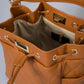 TILLY SMALL Leather Top Handle Bag - Cuoio