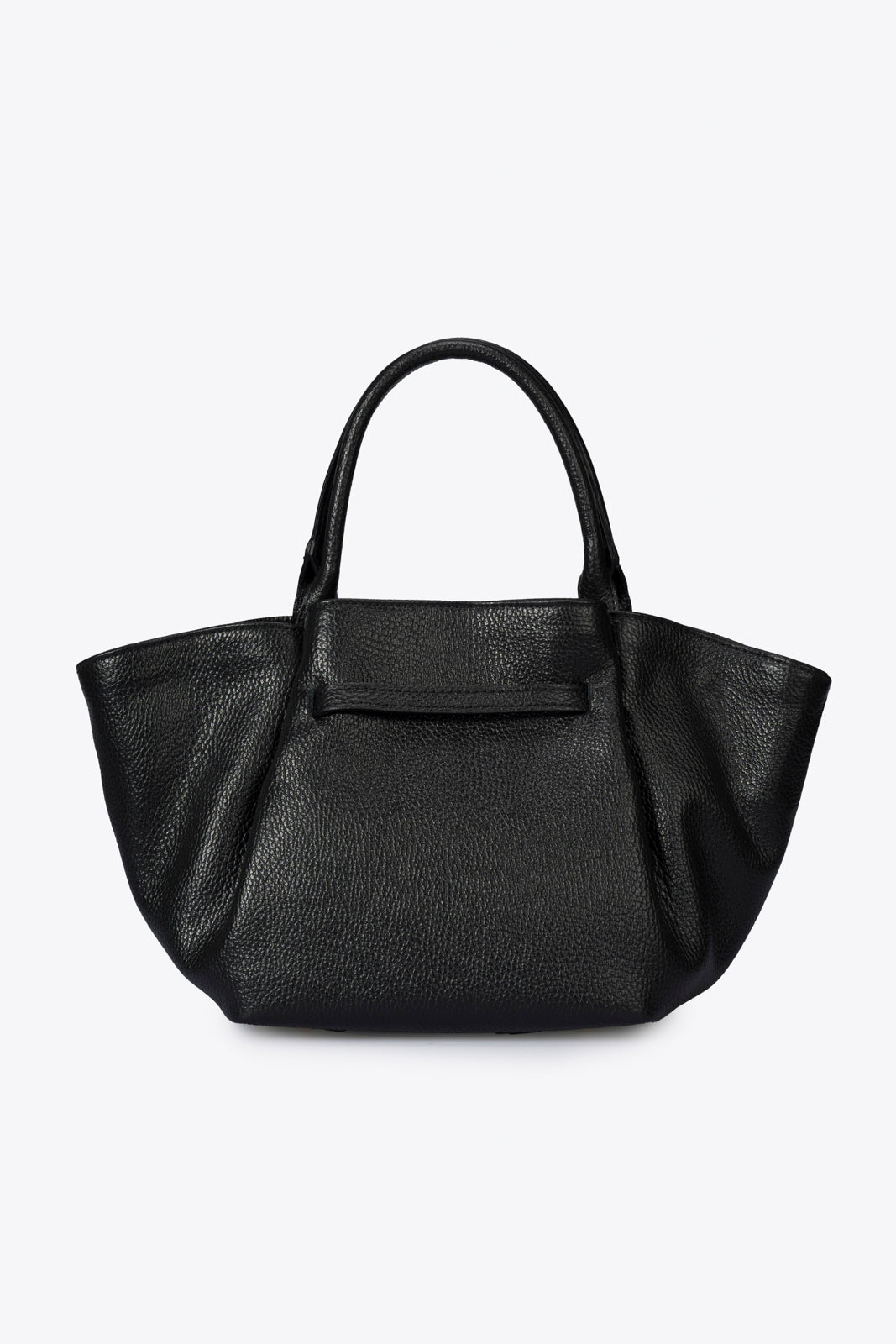 RYAN Leather Top Handle Bag - Black