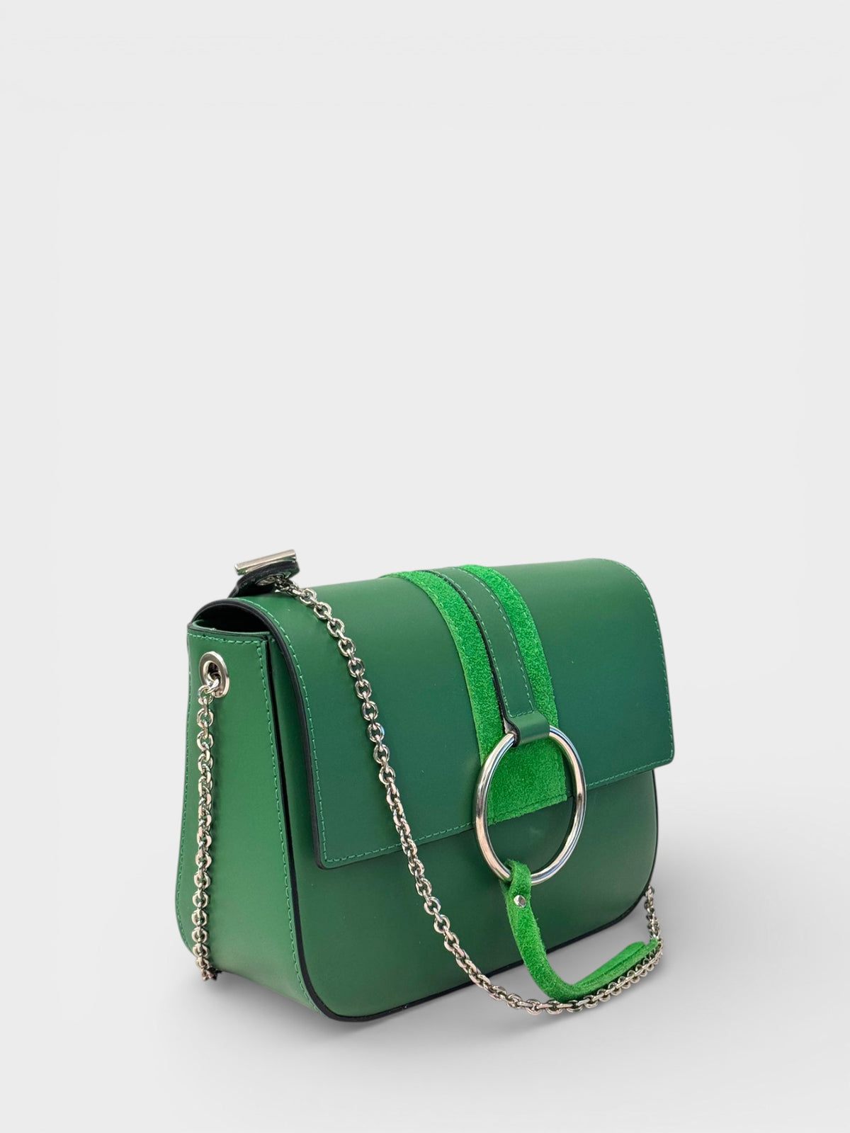 Leather Top Handle Bag 3521 - Mela