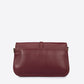 AMALFI Leather Crossbody Bag - Bordo