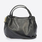 MAYA Leather Top Handle Bag - Nero
