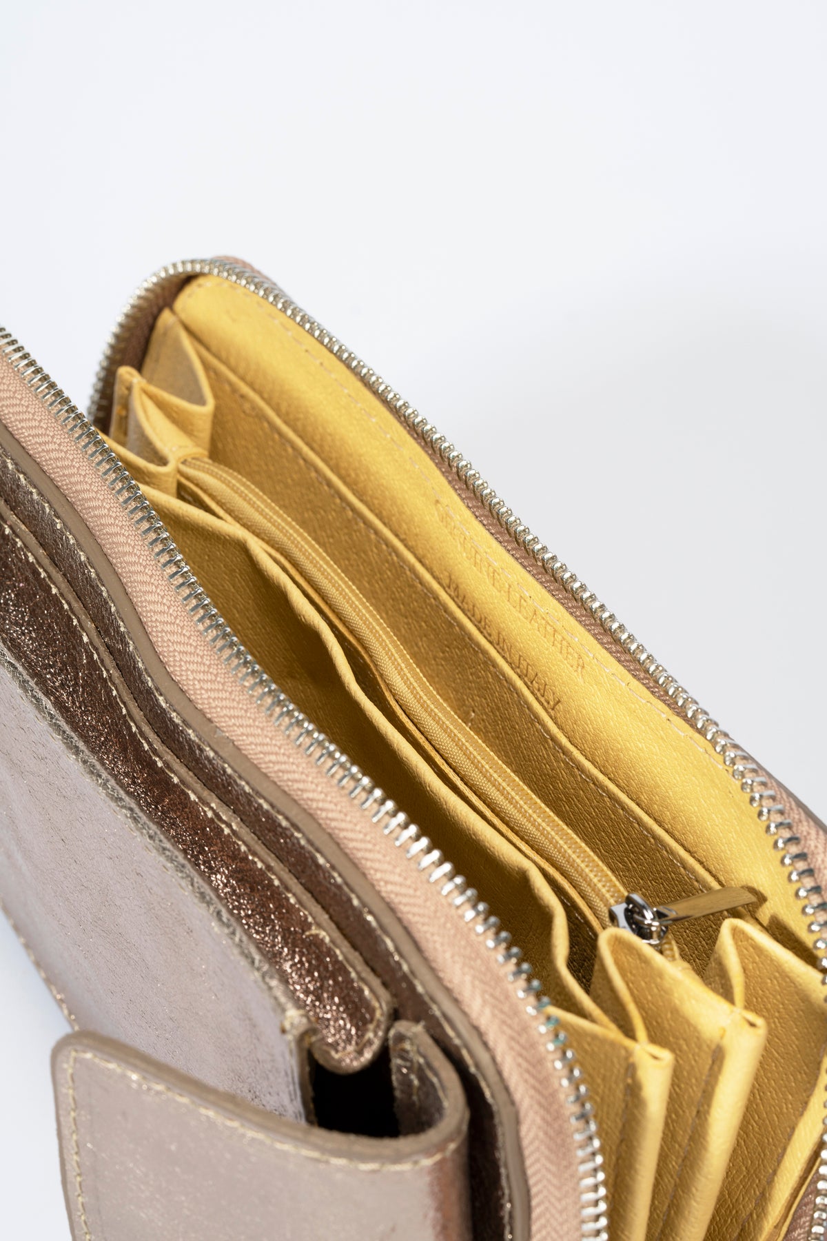 MAVIS Leather Crossbody Bag - Platino