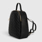 PAOLA Leather Backpack - Black