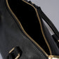 MIRIAM Leather Top Handle Bag - Black