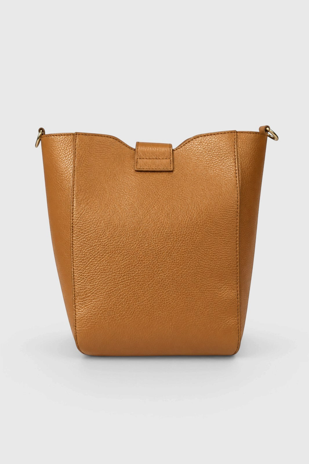 REINA Leather Crossbody Bag - Cognac