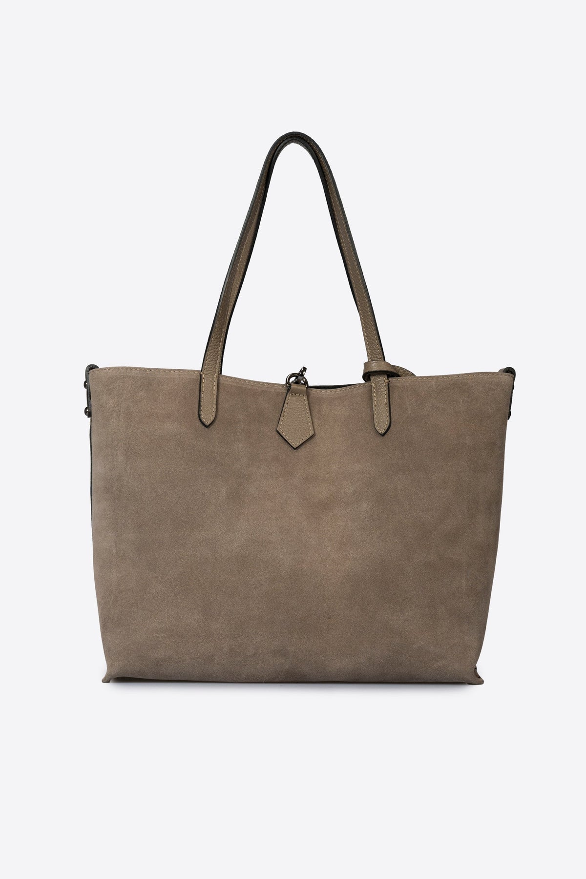 MABEL Leather Tote Bag - Fango