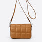 EMILIA Leather Crossbody Bag - Cognac