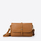 AMALFI Leather Crossbody Bag - Cognac