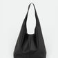 NADIA Leather Top Handle Bag - Black