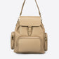NOA Leather Backpack - Taupe
