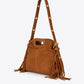 CINZIA Leather Top Handle Bag - Cognac