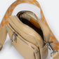 SOPHIA Leather Crossbody Bag - Biscotto