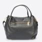 MAYA Leather Top Handle Bag - Nero