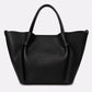 GIADA Leather Top Handle Bag - Black