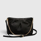 CLIO Leather Crossbody Bag - Black