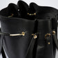 DIONE Leather Top Handle Bag - Nero