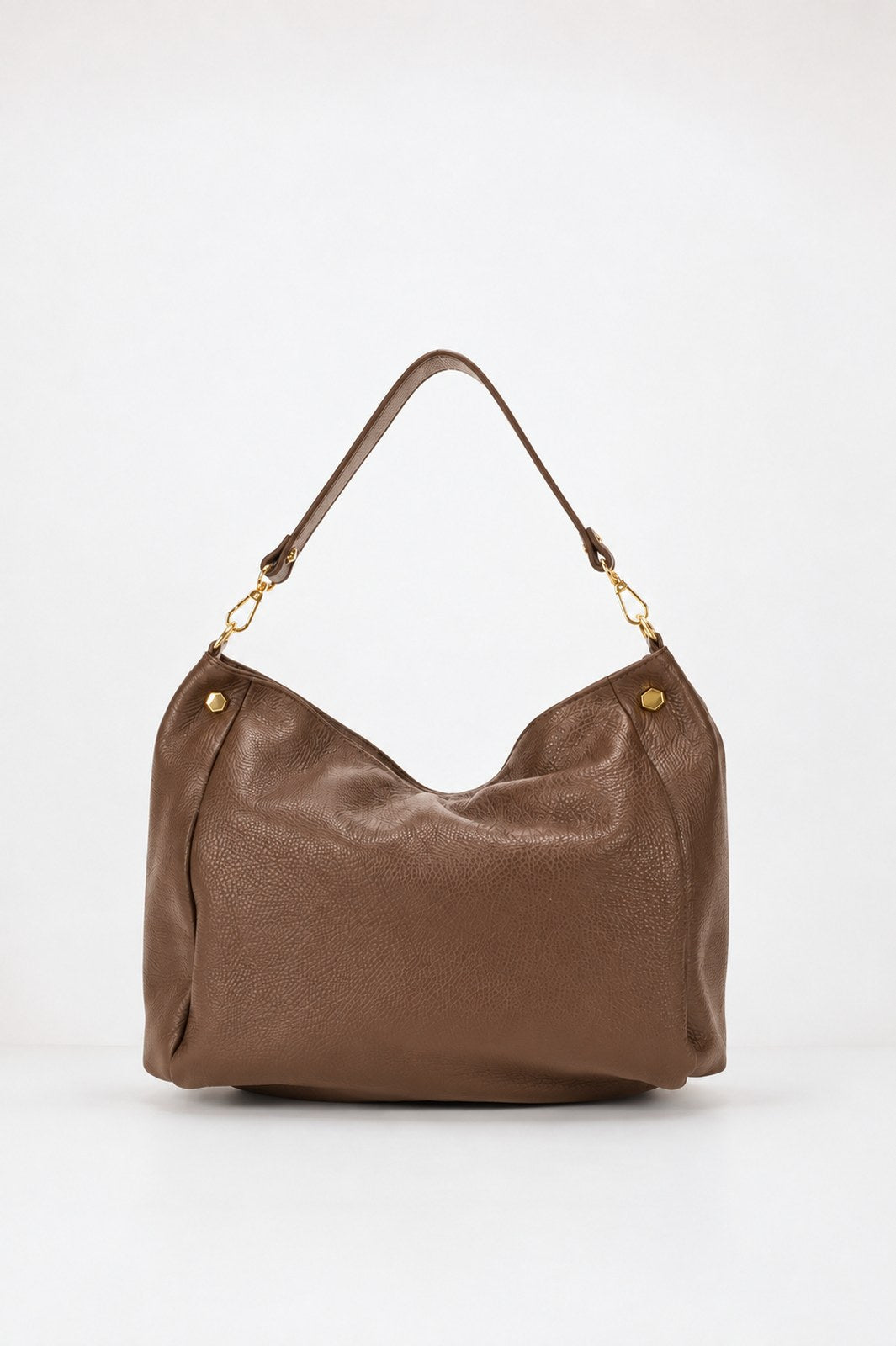 ANOUK Leather Top Handle Bag - Brown