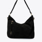 LEONIE Leather Shoulder Bag - Black