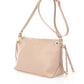 CASIA Leather Top Handle Bag - Cipria