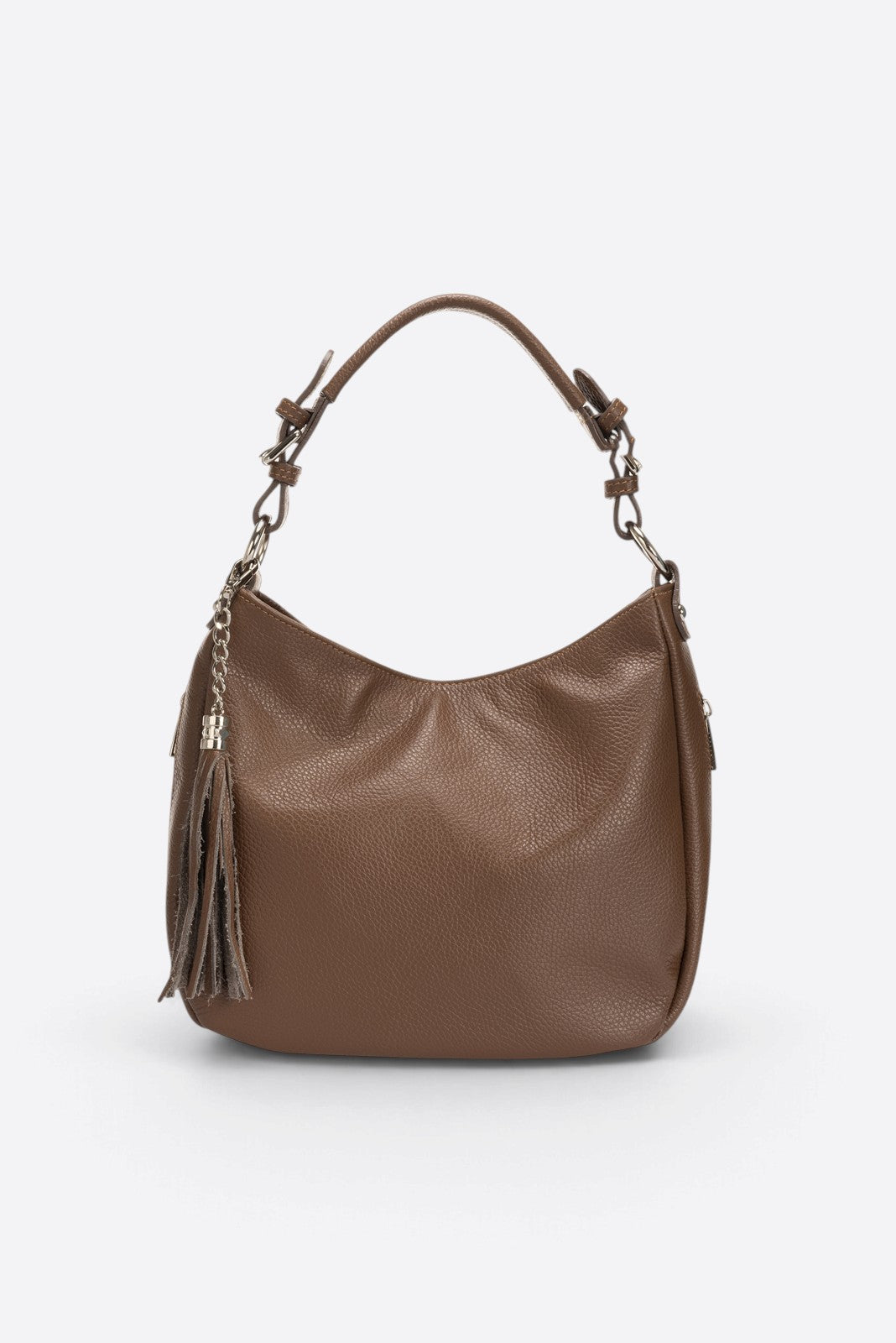 UMA Leather Top Handle Bag - Marrone