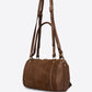 NOOR Leather Bowling Bag - Brown