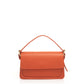 Leather Top Handle Bag 4056 - Orange