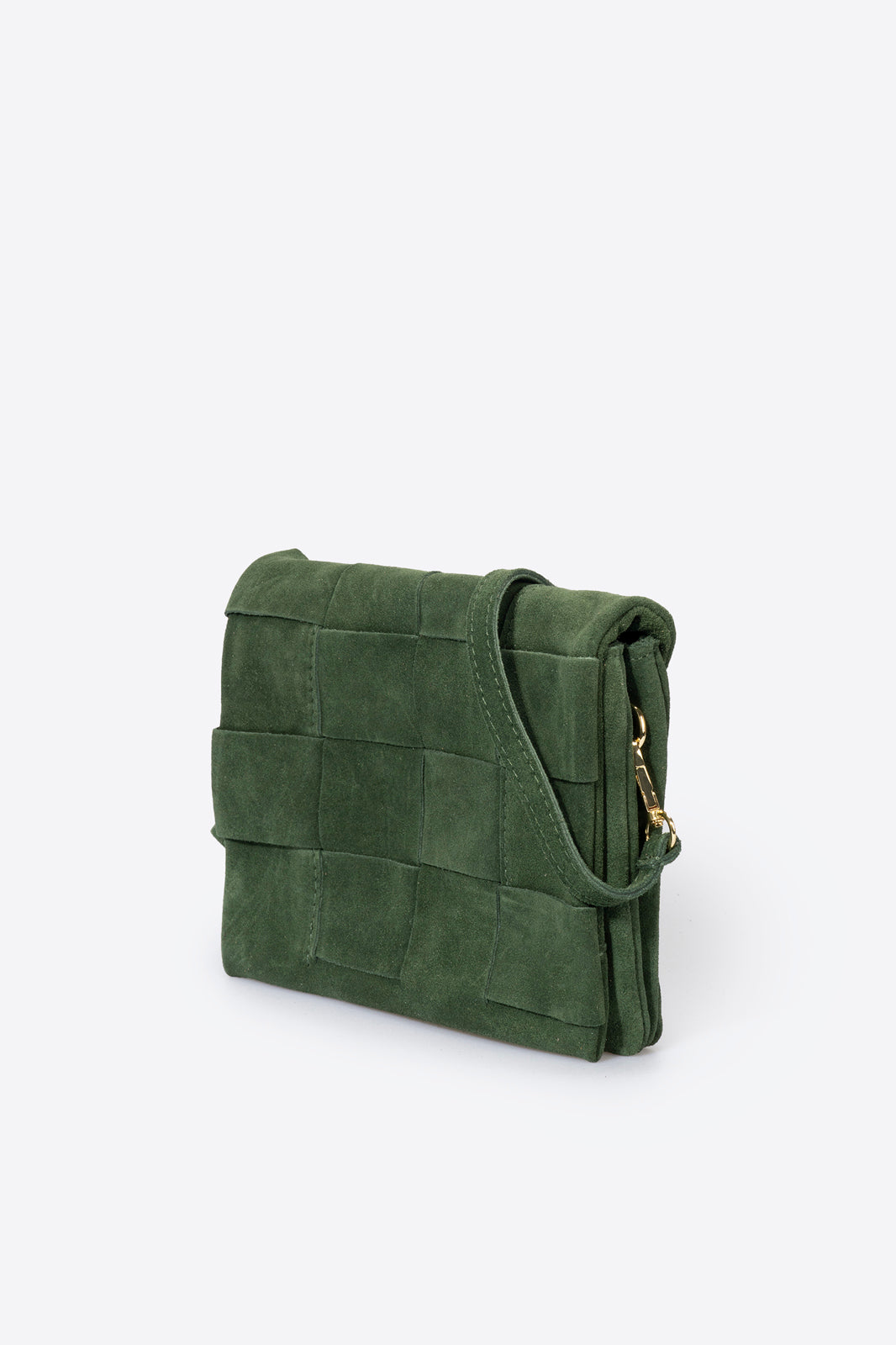 HAILEY Leather Crossbody Bag - Green