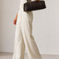 LIORA Leather Shoulder Bag - Dark Brown
