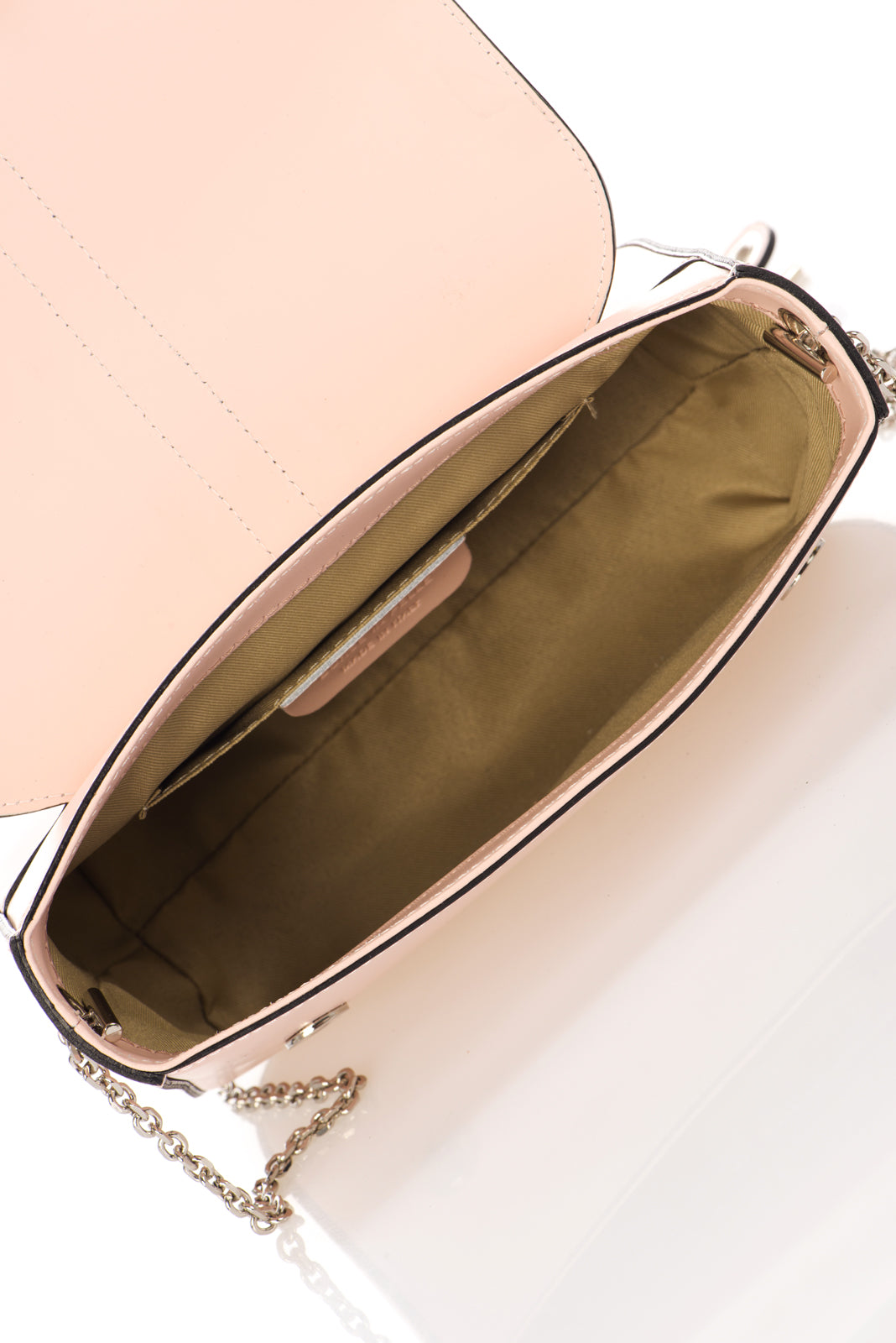 Leather Top Handle Bag 3521 - Rose