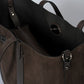 MYRA Leather Tote Bag - Dark Brown