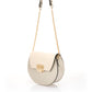 CAROLYN Leather Crossbody Bag - Marmo