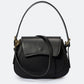 EDNA Leather Shoulder Bag - Nero