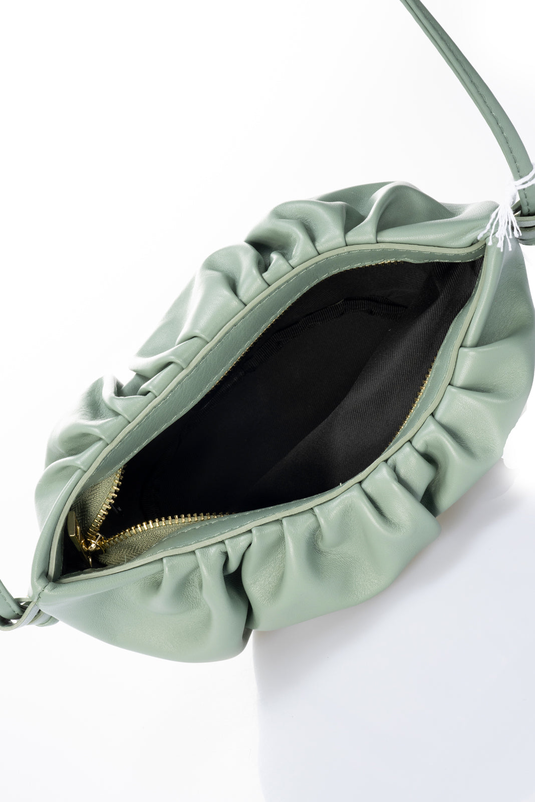 Leather Crossbody Bag 4649 - Mint