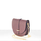 Leather Crossbody Bag 7006 - Bordo