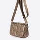 EMILIA Leather Crossbody Bag - Metal Gun