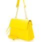 Leather Top Handle Bag 2275 - Yellow