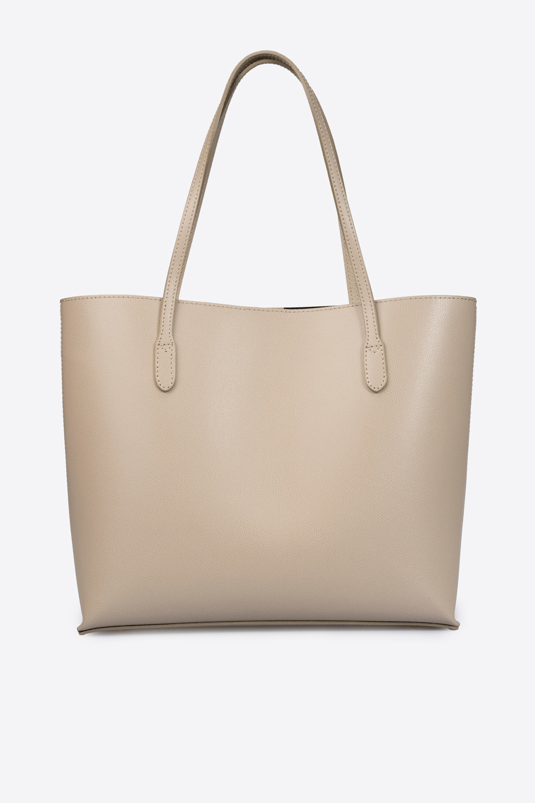 VALERIA Leather Top Handle Bag - Fango