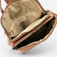 ENRICA Leather Backpack - Cognac