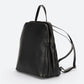 ENRICA Leather Backpack - Black