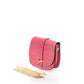 Leather Crossbody Bag 3241 - Fuxia