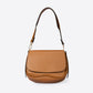 ALEXIA Leather Shoulder Bag - Cognac