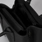 RACHELE Leather Top Handle Bag - Black