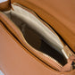 AMALFI Leather Crossbody Bag - Cognac