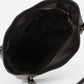 VINNIE Leather Shoulder Bag - Black